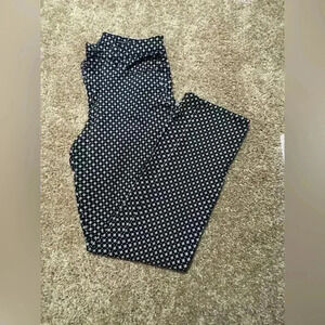 Black and White Patterned Pants